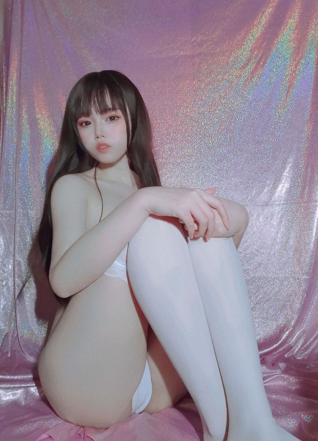 七月喵子–粉嫩水手服插图1